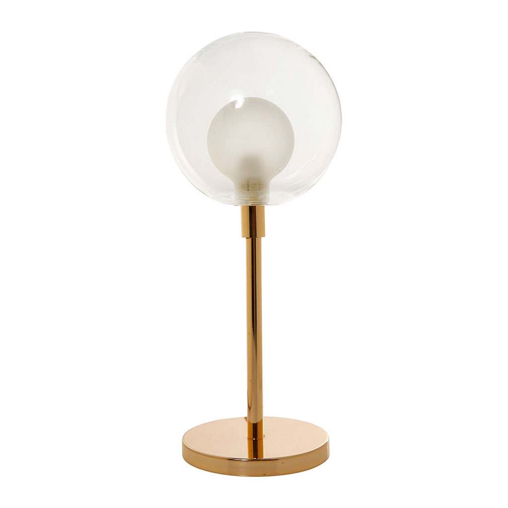 Lampe Poser Boule Dor H Cm Centrakor