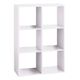 Meuble de rangement Mix'n Modul 6 cases bois blanc 67.5x100.5x32cm