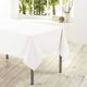 Nappe rectangulaire anti-taches ESSENTIEL blanche 140x200cm
