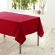 Nappe rectangulaire anti-taches ESSENTIEL rouge 140x300cm