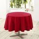 Nappe ronde anti-taches ESSENTIEL rouge D 180cm