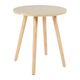 Table d'appoint bois naturel ronde H 40cm