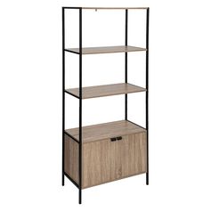 Étagère de rangement ALIAJ 2 portes 68x176x35cm