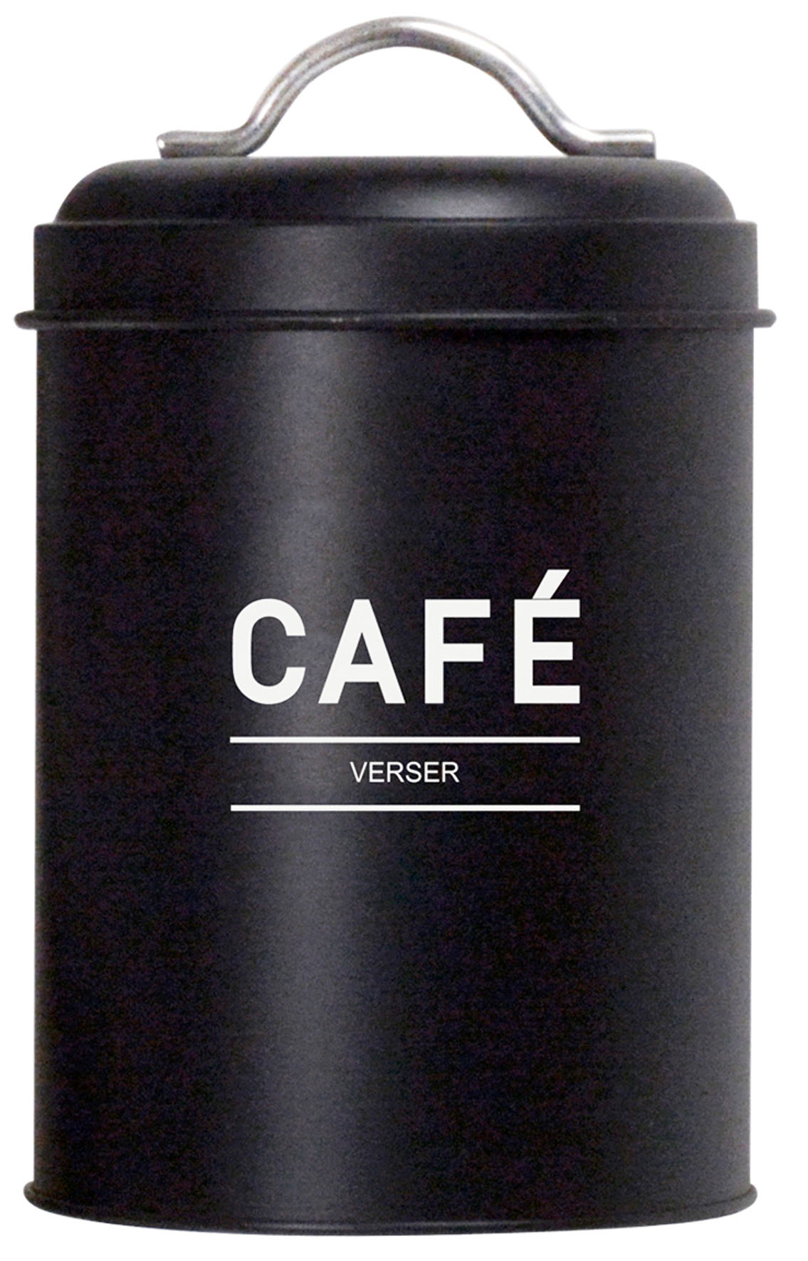 Boîte à café métal noir mat : Chez Rentreediscount Loisirs créatifs