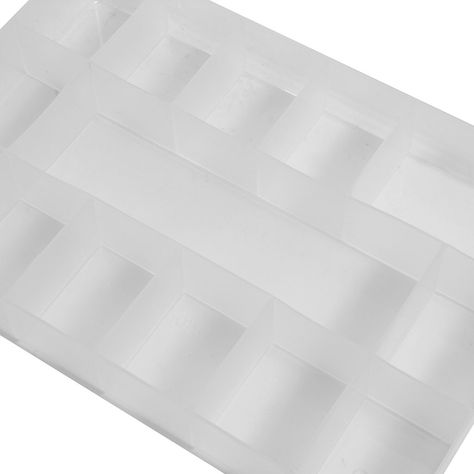 Boîte à compartiments plastique 17x12cm - Centrakor