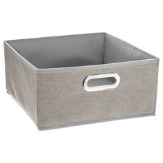 Boite de rangement anse métal Mix'n Modul beige chiné 31x15cm