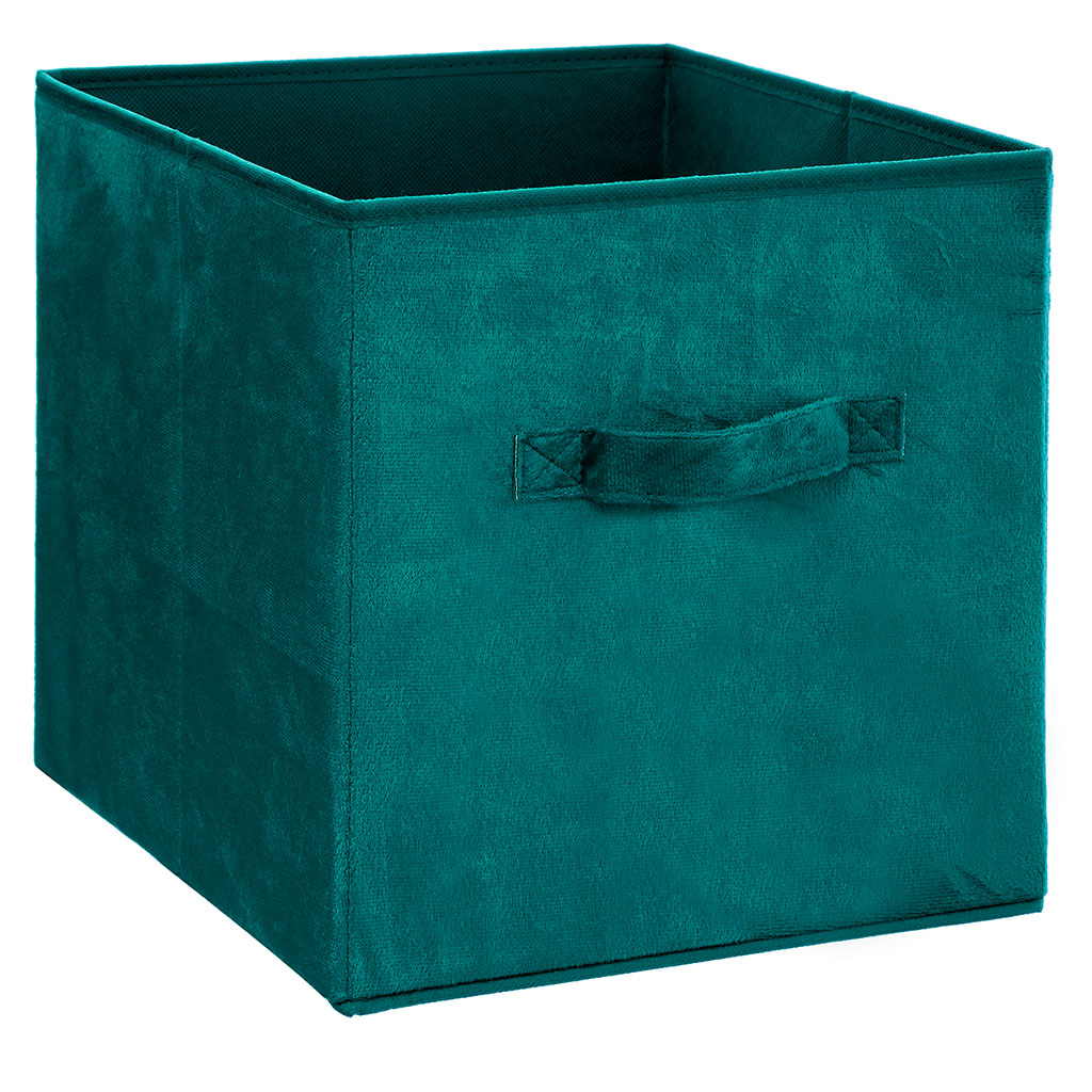 Boite de rangement pour meuble étagères Mix'n Module - Bleu orage 31x31x31  cm