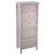 Chiffonnier CHARME cérusé 6 tiroirs 45x113x30cm - ATMOSPHERA