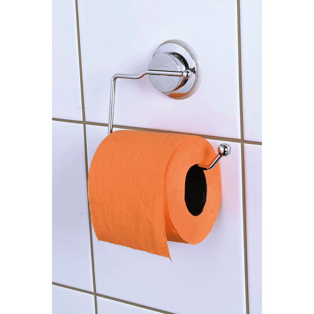 noir) Porte-papier toilette autocollant, porte-papier toilette adhésif,  porte-papier toilette à ventouse, porte-papier
