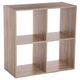 Meuble de rangement Mix'n Modul 4 casiers bois naturel 67.5x67.5x32cm