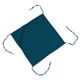 Galette de chaise NELSON bleu canard 40x40cm