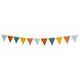 Guirlande fanions en tissu multicolore 200cm