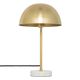 Lampe champignon LILIO en acier doré H 46cm