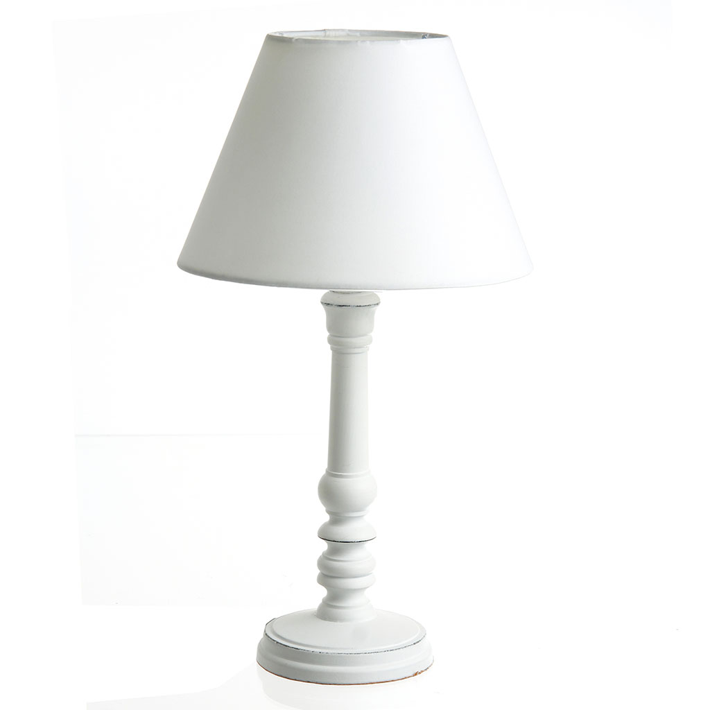 Lampe de table Couture blanche