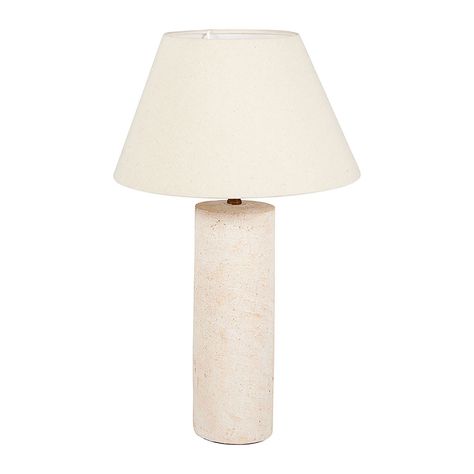 Lampe HERACLES beige H 54.5cm