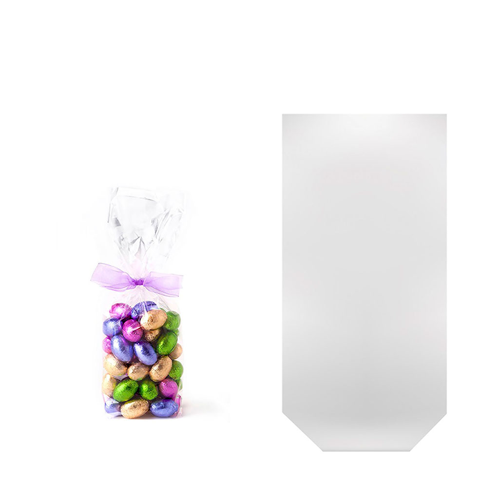 Lot de 10 sachets plastique transparents alimentaires 11.5x19cm - Centrakor