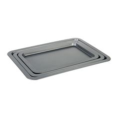 Lot de 3 plaques de cuisson en acier
