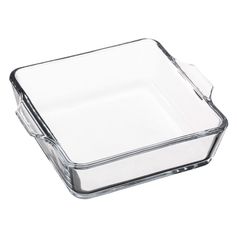 Mini plat carré four verre 15x13cm