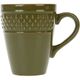 Mug faïence GRAIN DE RIZ kaki 35cl - LETHU