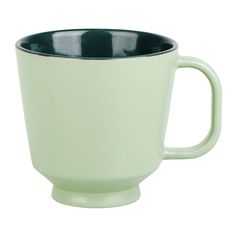 Mug MUJI grès vert 36cl - LETHU