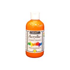 Peinture acrylique orange 200ml