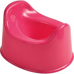 Pot d'apprentissage toilettes bébé polypropylène rose 29.5x23.5x18cm
