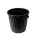 Poubelle d'extérieur 80L plastique noir