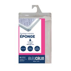 Protège matelas polycoton lit bébé éponge imperméable 60x120cm