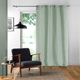 Rideau à œillets polyester vert sauge 140x260cm