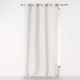 Rideau à œillets polyester blanc 140x260cm