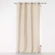 Rideau à œillets polyester sable 140x260cm