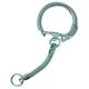 Sachet de 10 attaches porte-clefs argent