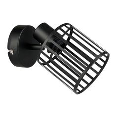 Spot patère noir ALMA 11x11.5x11cm