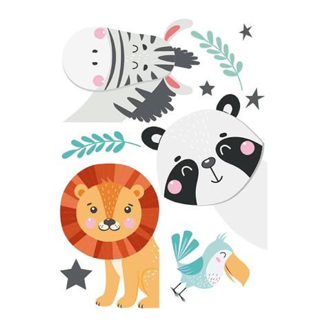 Stickers animaux enfant