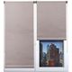 Store enrouleur occultant taupe 90x180cm