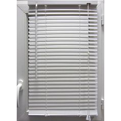 Store vénitien PVC blanc 40x130cm