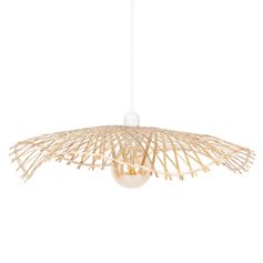 Suspension en bambou naturel TESS D58cm
