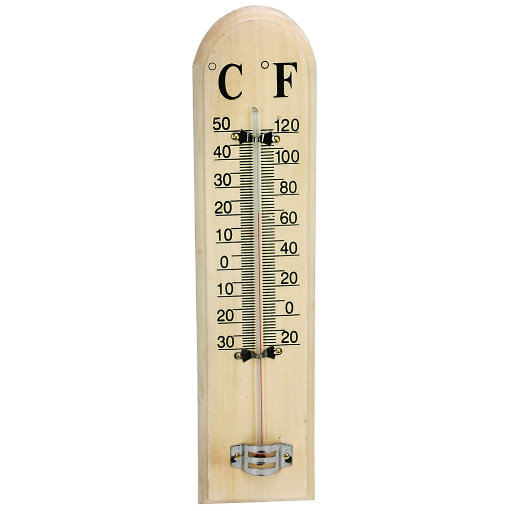 4x Thermomètre extérieur - Bois - Thermomètre - Thermomètre - Jardin -  Intérieur et