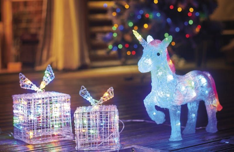 Guirlande lumineuse de noël avec LED, grandes guirlandes lumineuses pour  portes murales, décorations de fête, décoration de maison