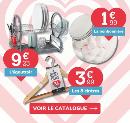 Les essentiels à prix bas